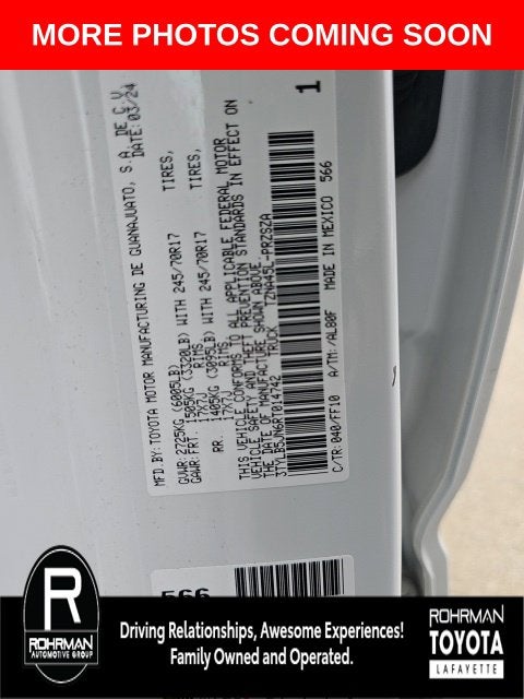 2024 Toyota Tacoma SR5