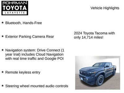 2024 Toyota TACOMA TRD OFFRD TRD Off Road