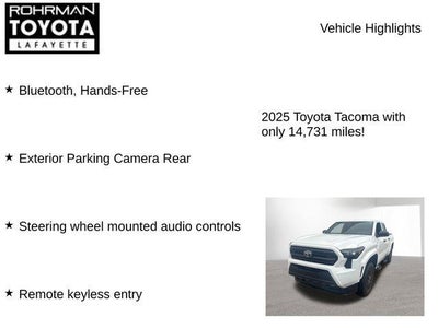 2025 Toyota Tacoma SR