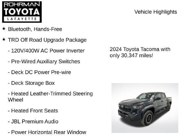 2024 Toyota Tacoma TRD Off-Road