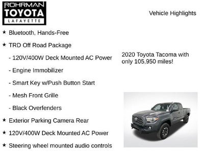 2020 Toyota Tacoma TRD Off-Road V6