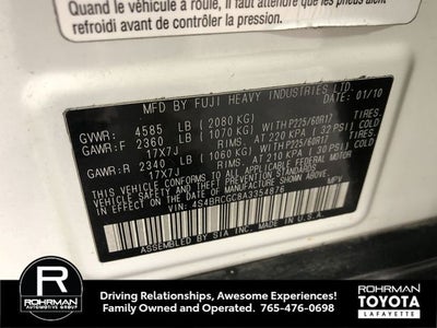 2010 Subaru Outback 2.5i Premium