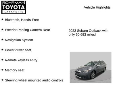 2022 Subaru Outback Touring XT