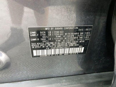 2022 Subaru Outback Touring XT