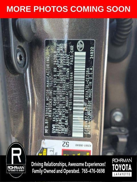 2018 Toyota CAMRY XLE