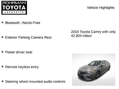 2018 Toyota Camry SE