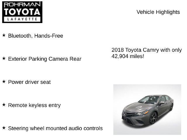 2018 Toyota Camry SE