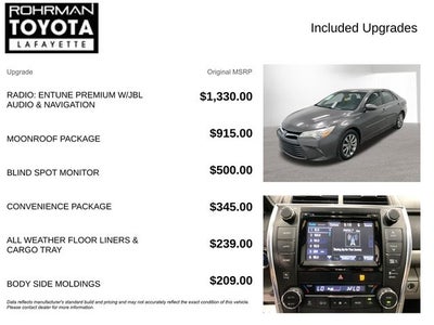 2016 Toyota Camry Hybrid XLE