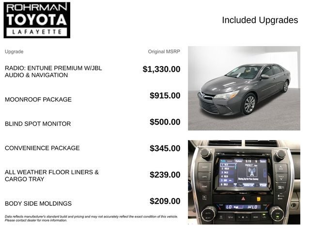 2016 Toyota Camry Hybrid XLE