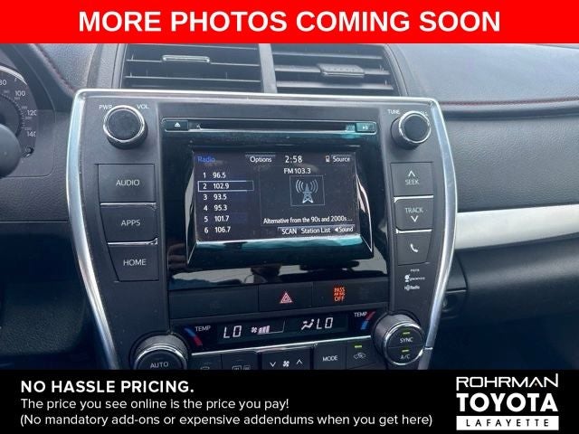 2015 Toyota CAMRY XSE