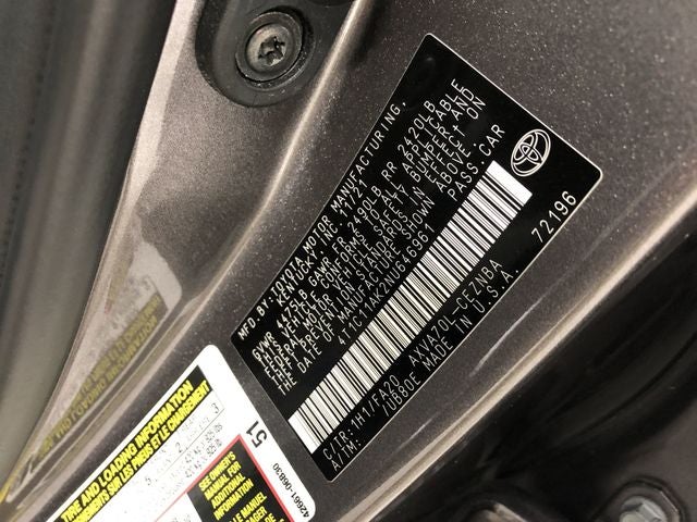 2022 Toyota CAMRY LE