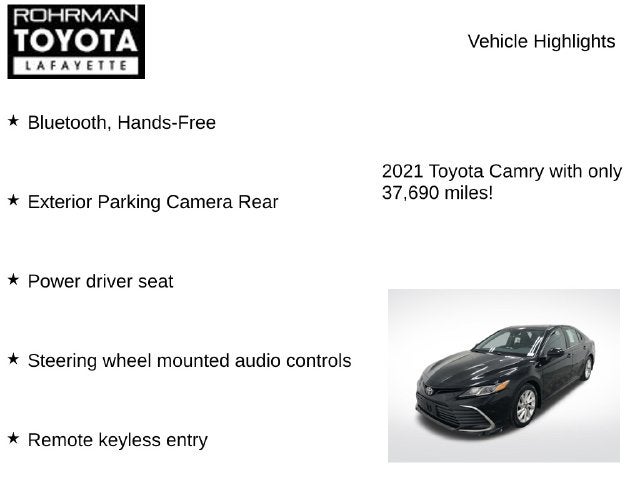 2021 Toyota Camry LE