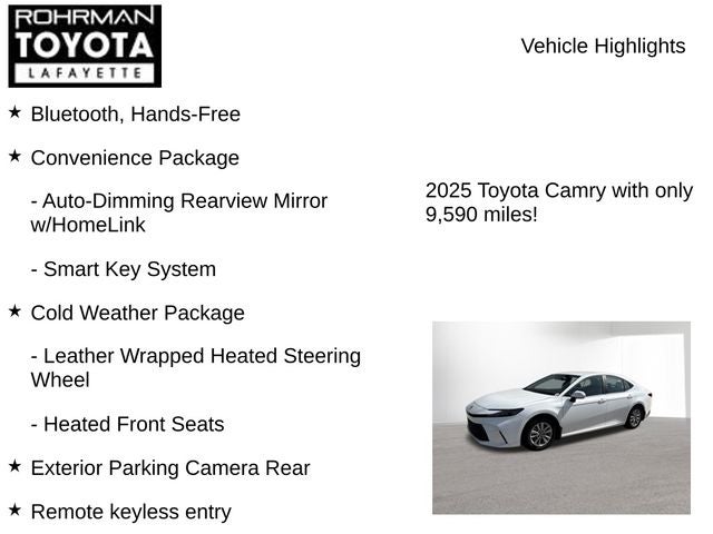 2025 Toyota Camry LE