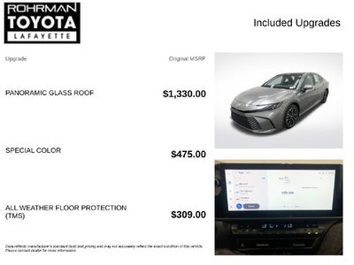 2025 Toyota Camry XLE