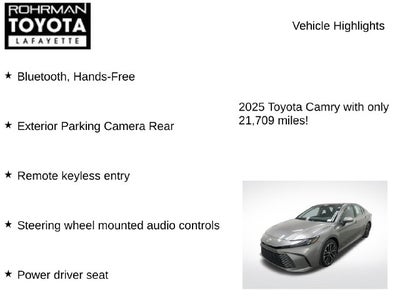 2025 Toyota Camry XLE