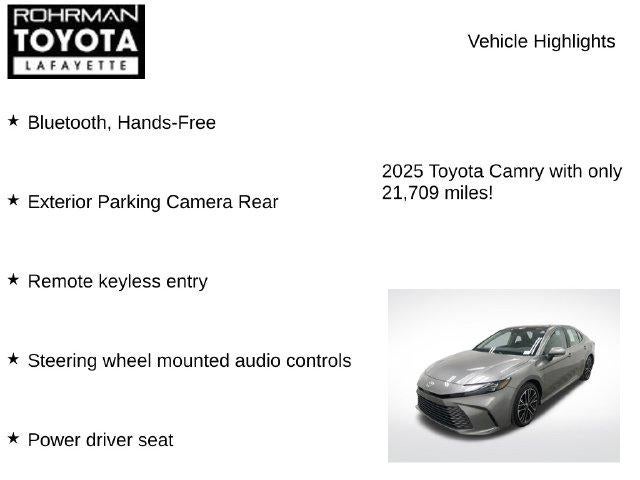 2025 Toyota Camry XLE