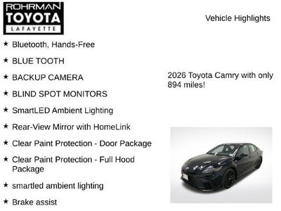 2026 Toyota Camry SE