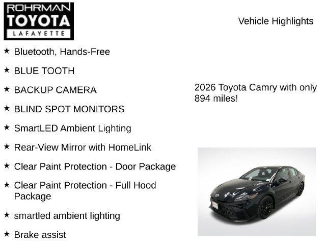 2026 Toyota Camry SE
