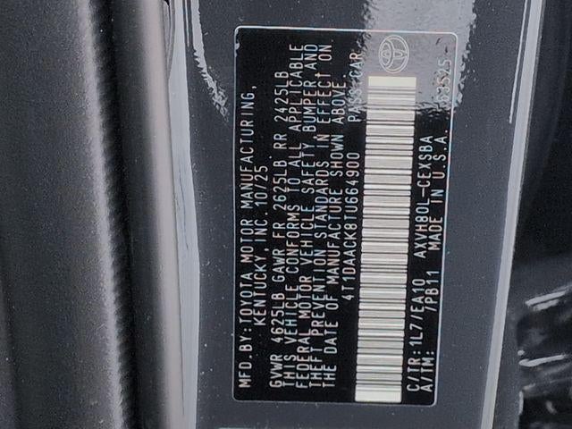 2026 Toyota CAMRY SE