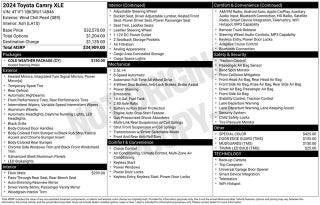 2024 Toyota Camry XLE