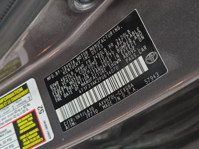 2023 Toyota CAMRY XLE