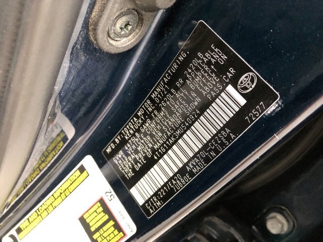 2021 Toyota Camry SE
