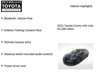 2021 Toyota Camry SE