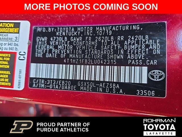 2020 Toyota Avalon Touring