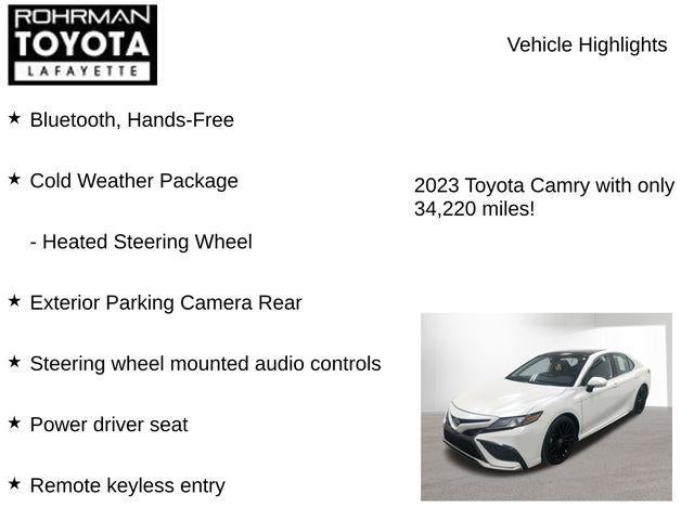 2023 Toyota CAMRY XSE