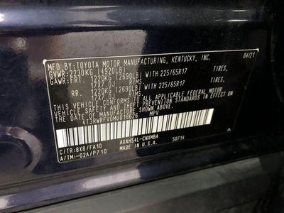 2021 Toyota RAV4 HYBRID XLE