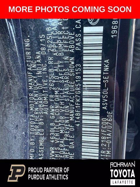 2016 Toyota Camry LE