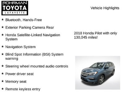 2018 Honda Pilot Elite