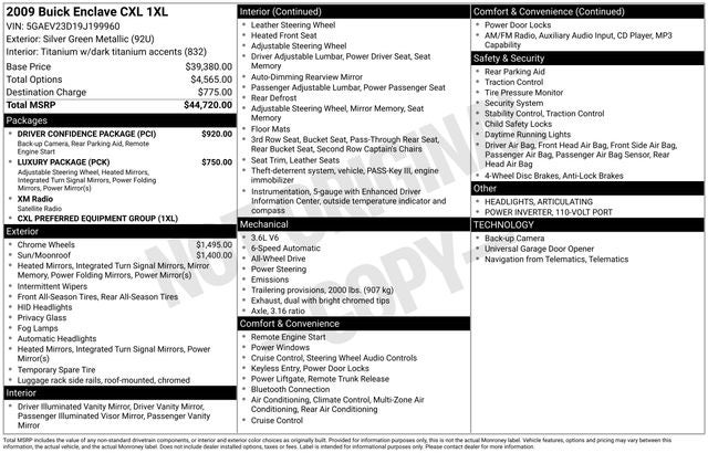 2009 Buick Enclave CXL