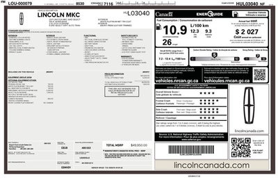 2017 Lincoln MKC Select