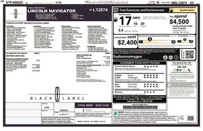 2021 Lincoln Navigator L Black Label