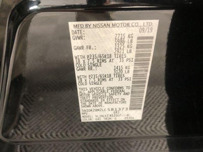 2020 Nissan Pathfinder SV