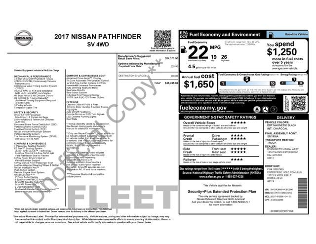 2017 Nissan Pathfinder SV