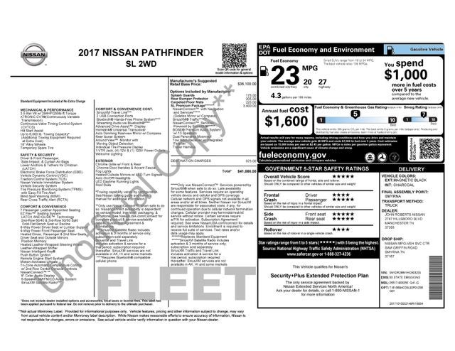 2017 Nissan Pathfinder SL