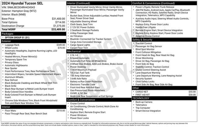 2024 Hyundai Tucson SEL
