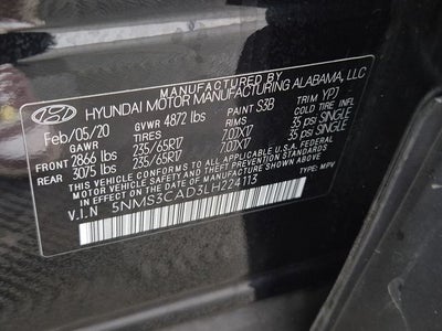 2020 Hyundai Santa Fe SEL