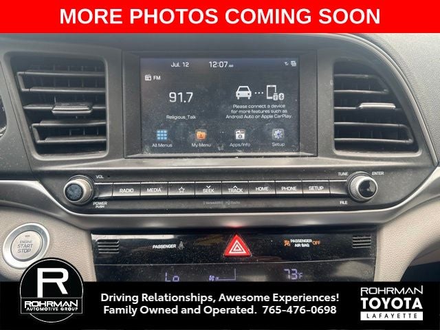 2019 Hyundai Elantra Value Edition