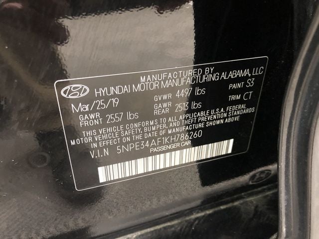 2019 Hyundai Sonata SEL