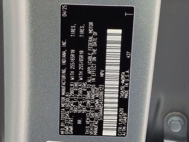 2025 Toyota GRAND HIGHLANDER XLE