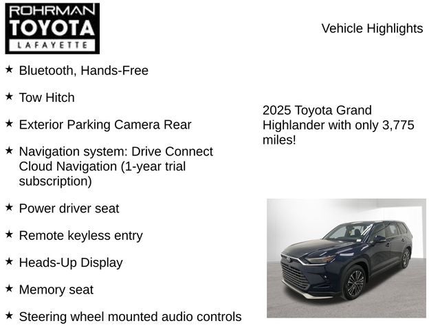 2025 Toyota Grand Highlander Hybrid MAX Platinum