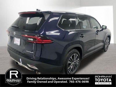 2025 Toyota Grand Highlander Hybrid MAX Platinum