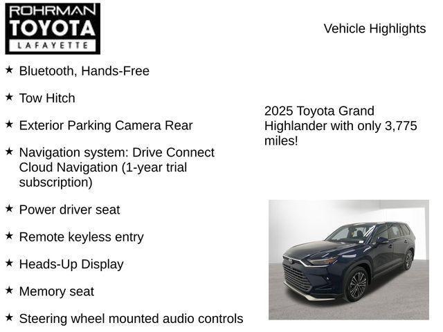 2025 Toyota Grand Highlander Hybrid MAX Platinum