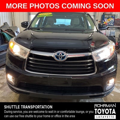 2016 Toyota HIGHLANDER HYBRD Limited