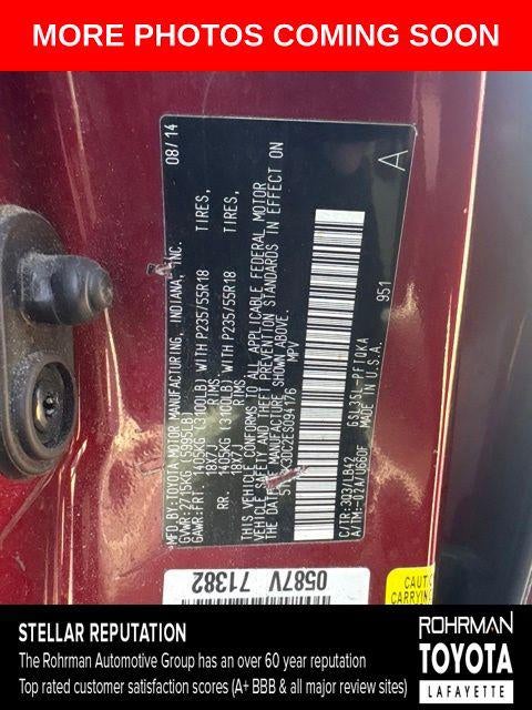 2014 Toyota SIENNA XLE 3.5L XLE 7 Passenger