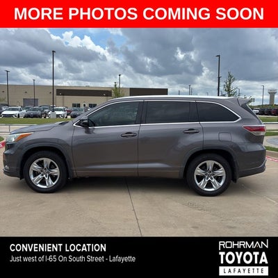 2016 Toyota Highlander Limited Platinum V6