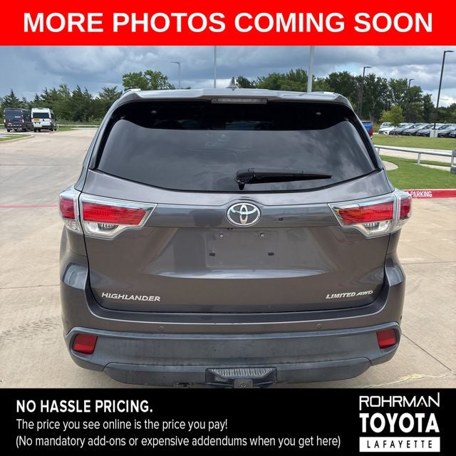 2016 Toyota Highlander Limited Platinum V6